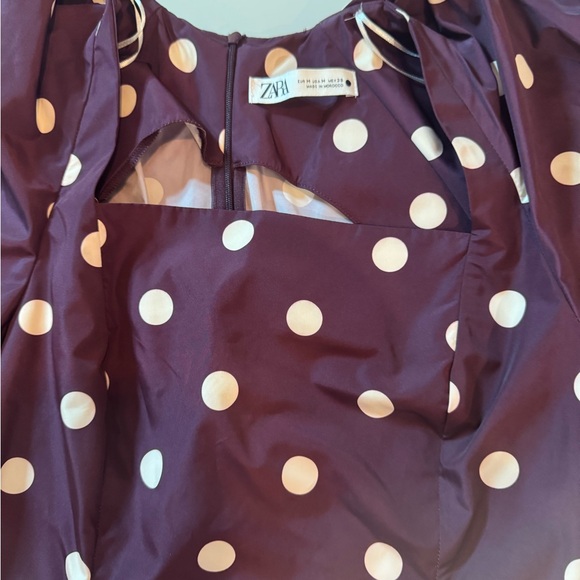 Zara - polka dot blouse - size M - Picture 2 of 6